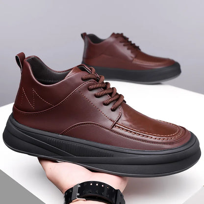 Leather Casual Shoes Sneakers for Men