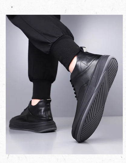 Leather Casual Shoes Sneakers for Men