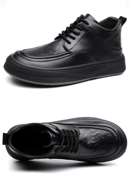 Leather Casual Shoes Sneakers for Men