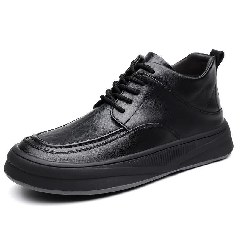 Leather Casual Shoes Sneakers for Men