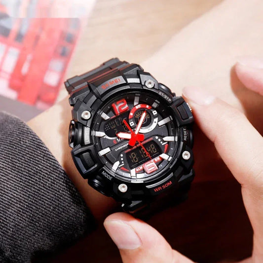 SKMEI 1529 Men’s Sports Digital Analog Watch - YAXSO