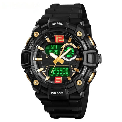 SKMEI 1529 Men’s Sports Digital Analog Watch - YAXSO