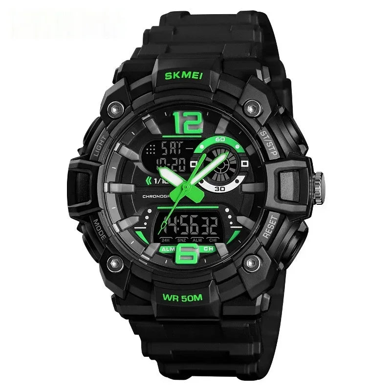 SKMEI 1529 Men’s Sports Digital Analog Watch - YAXSO