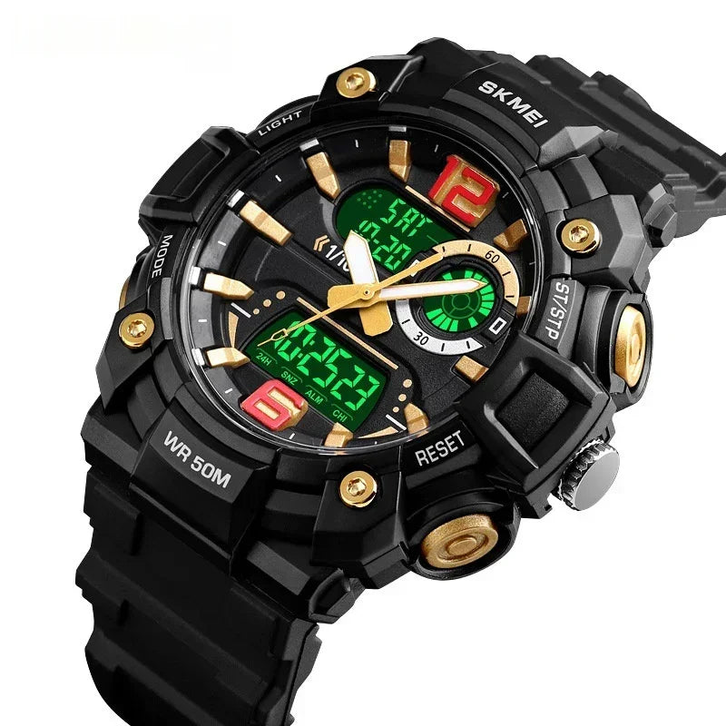 SKMEI 1529 Men’s Sports Digital Analog Watch - YAXSO