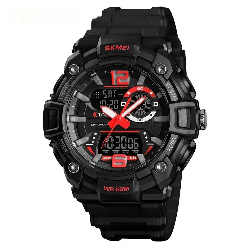 SKMEI 1529 Men’s Sports Digital Analog Watch - YAXSO