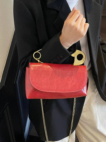Paper Clip Shoulder Bag – Creative Design Handbag for Women - YAXSO