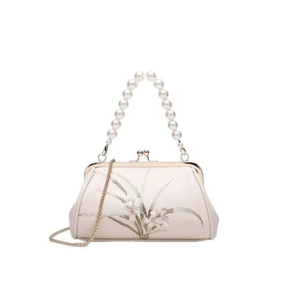 Women's Embroidered Shoulder Bag – Artistic Fashion Handbag - YAXSO