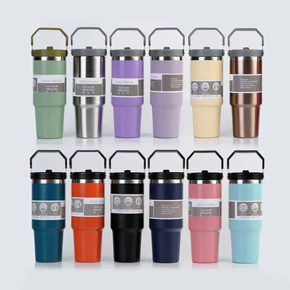 Portable Travel Sports Car Stainless Steel Cup - YAXSO