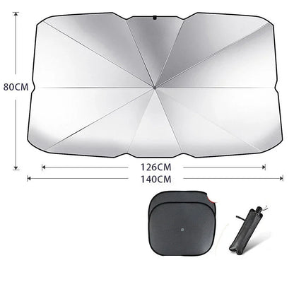 Foldable Car Windshield Sunshade Umbrella UV Protection - YAXSO