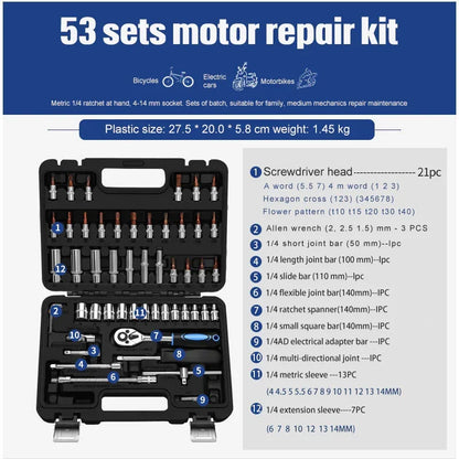 Socket Ratchet Wrench Set Repair Tools - YAXSO