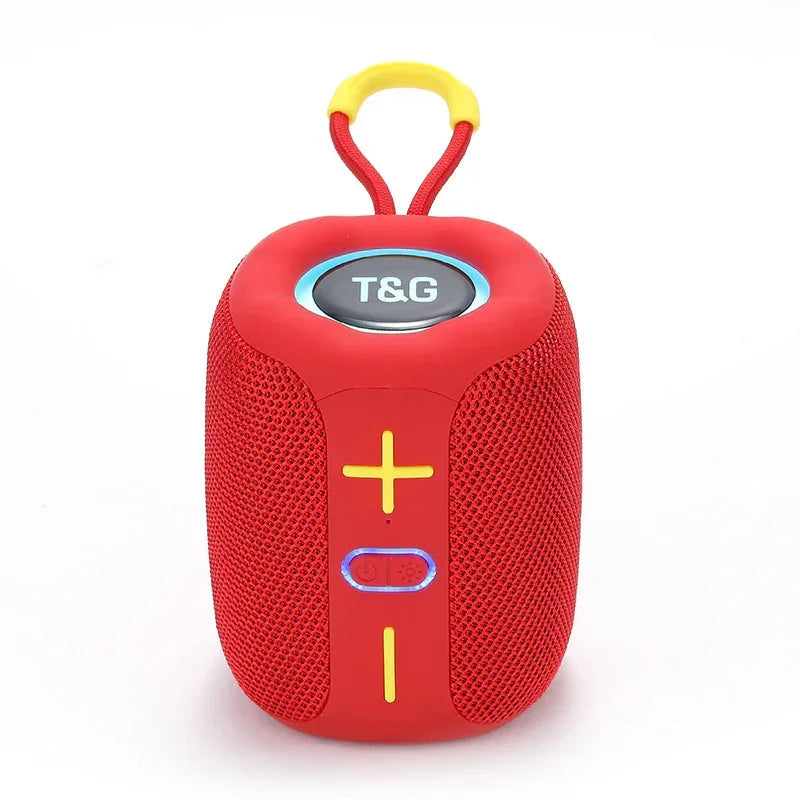 Red T&G wireless Bluetooth subwoofer speaker with carry handle