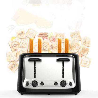 4-Slot Automatic Toaster - YAXSO