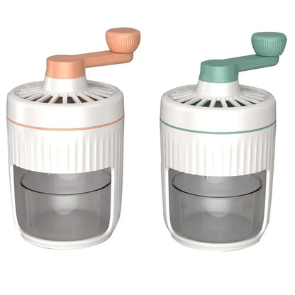 Manual Ice Shaver – Hand-Cranked Smoothie & Ice Crusher for Home Use - YAXSO