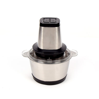 Stainless steel and black kitchen blender.  YAXSO STORE UAE