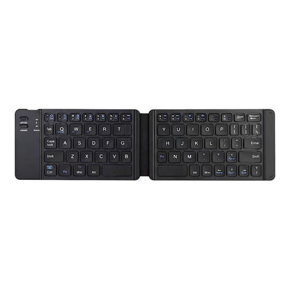 Foldable keyboard on a white background