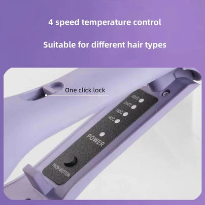 4-speed temperature control panel with power button on a purple background