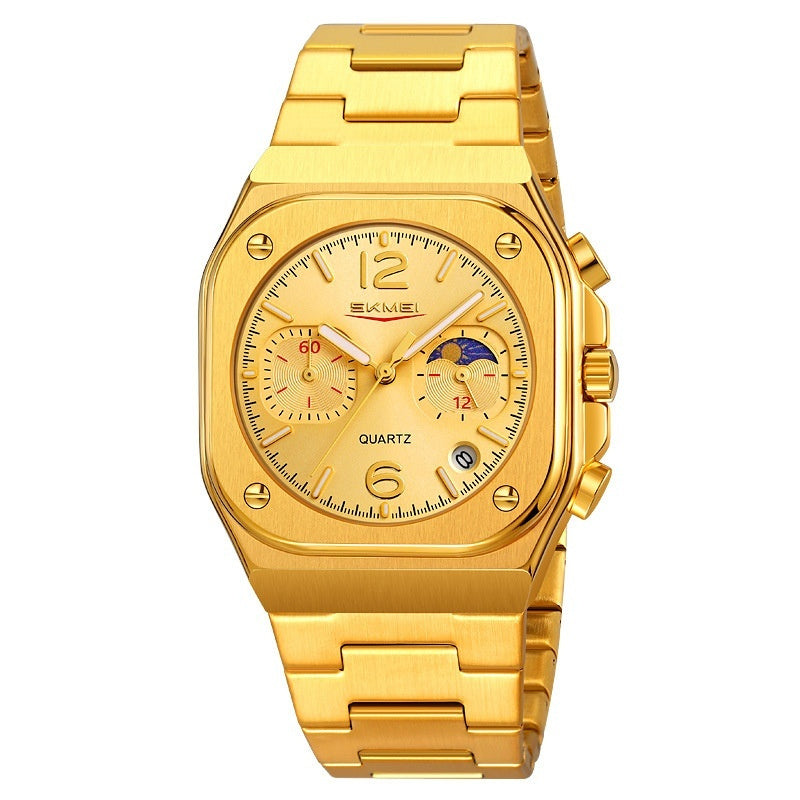 Men's Waterproof Multifunctional Quartz Watch