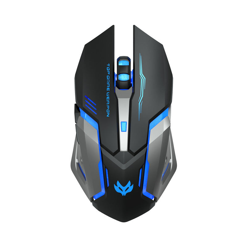 Gaming mouse with blue accents. YAXSO UAE ONLINE STORE
