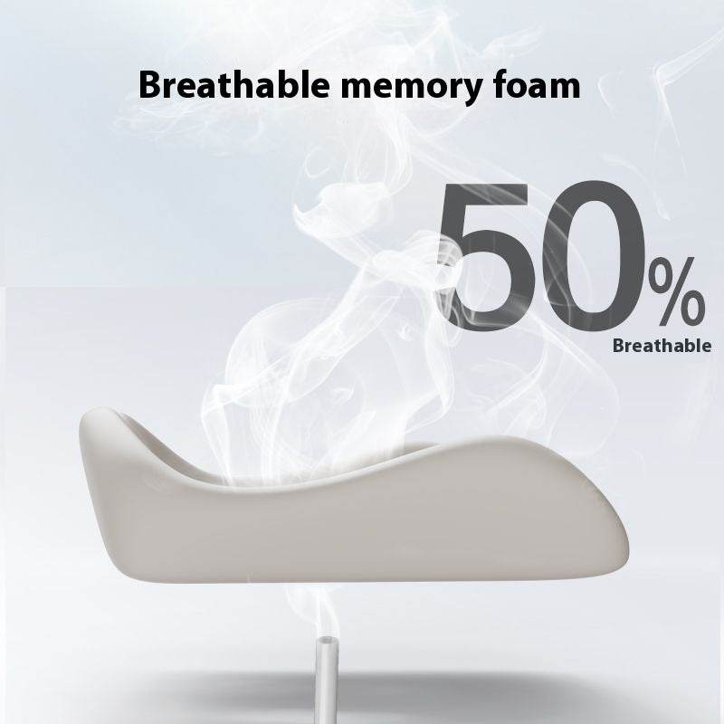 Cushion Office Chair Cushion Long-sitting Artifact Thickened Non-collapse Memory Foam Seat Cushion Ice Silk Breathable Men Seat Cushion - YAXSO