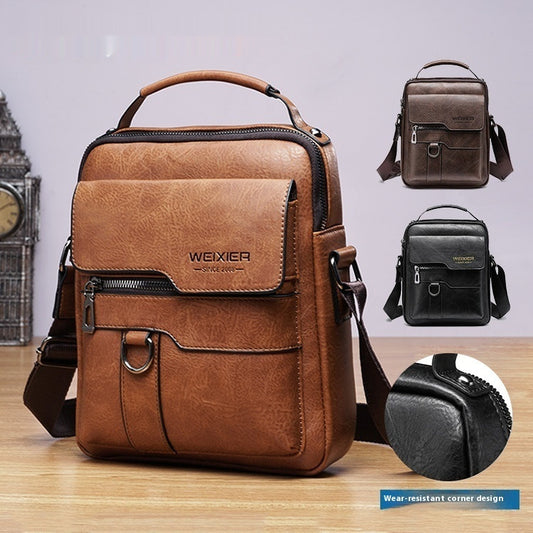 Men's PU Leather Shoulder Bag