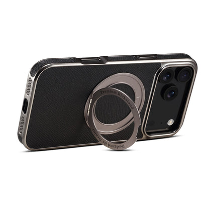 Phone case with a magnetic ring holder on a white background