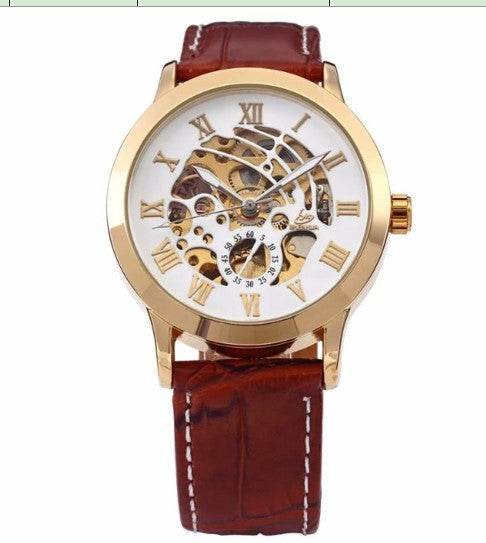 Men's Fashion Hollowed-out Automatic Mechanical Watch - YAXSO
