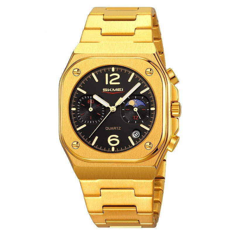 Men's Waterproof Multifunctional Quartz Watch