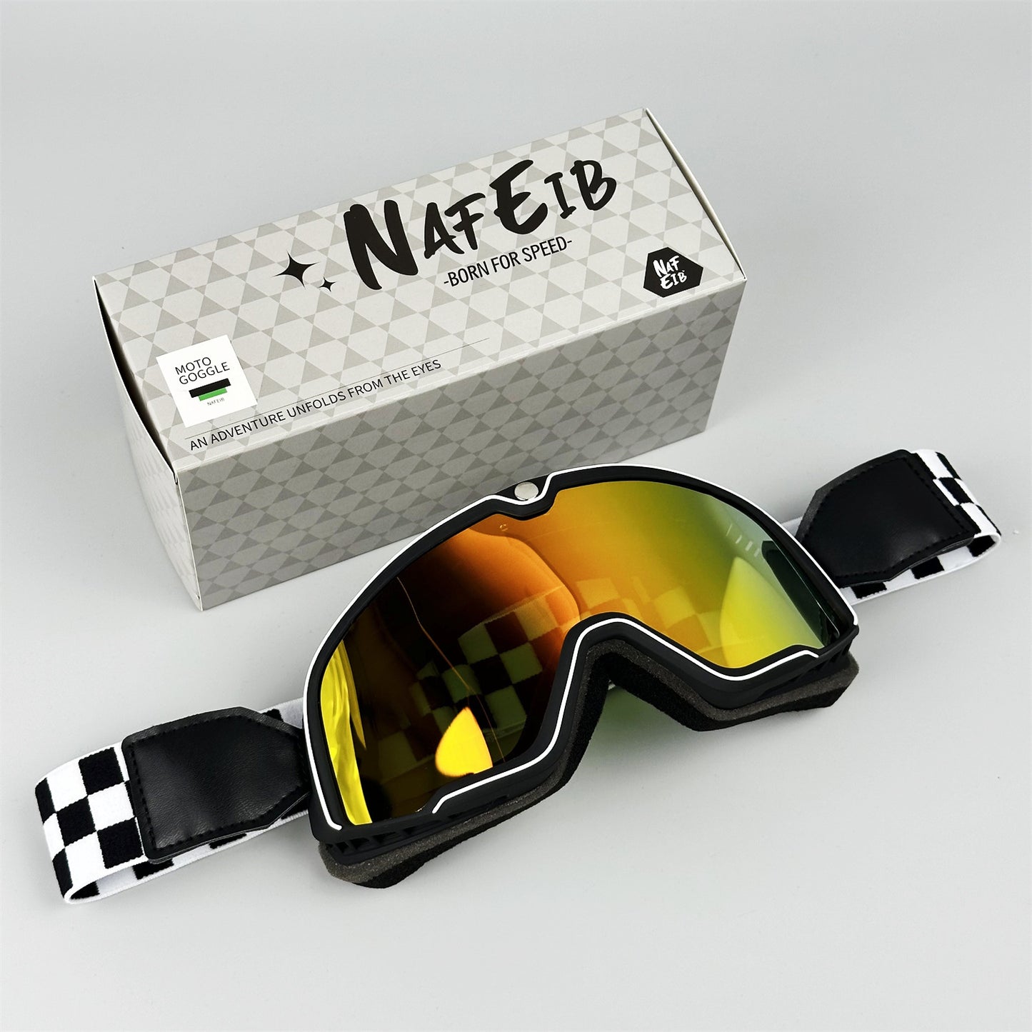 Retro DEUS Motorcycle Helmet Goggles | Windproof Sporty Goggles
