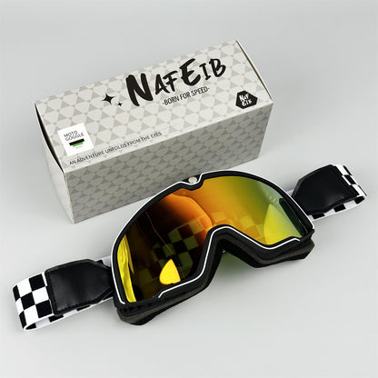 Retro DEUS Motorcycle Helmet Goggles | Windproof Sporty Goggles