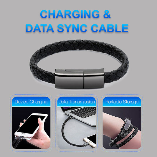 Bracelet USB Charging Cable – Portable Data Cord