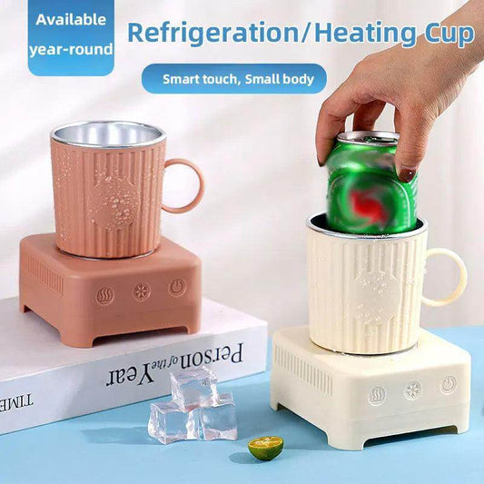 Mini Quick Cooling Cup Beer Beverage Rapid Refrigeration Ice Maker Machine Cold Drink Heating Home Dormitory Food Grade 400ml Kitchen Gadgets - YAXSO