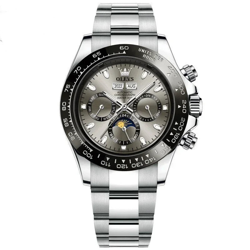Men’s Automatic Mechanical Watch – 40mm, 30M Waterproof - YAXSO