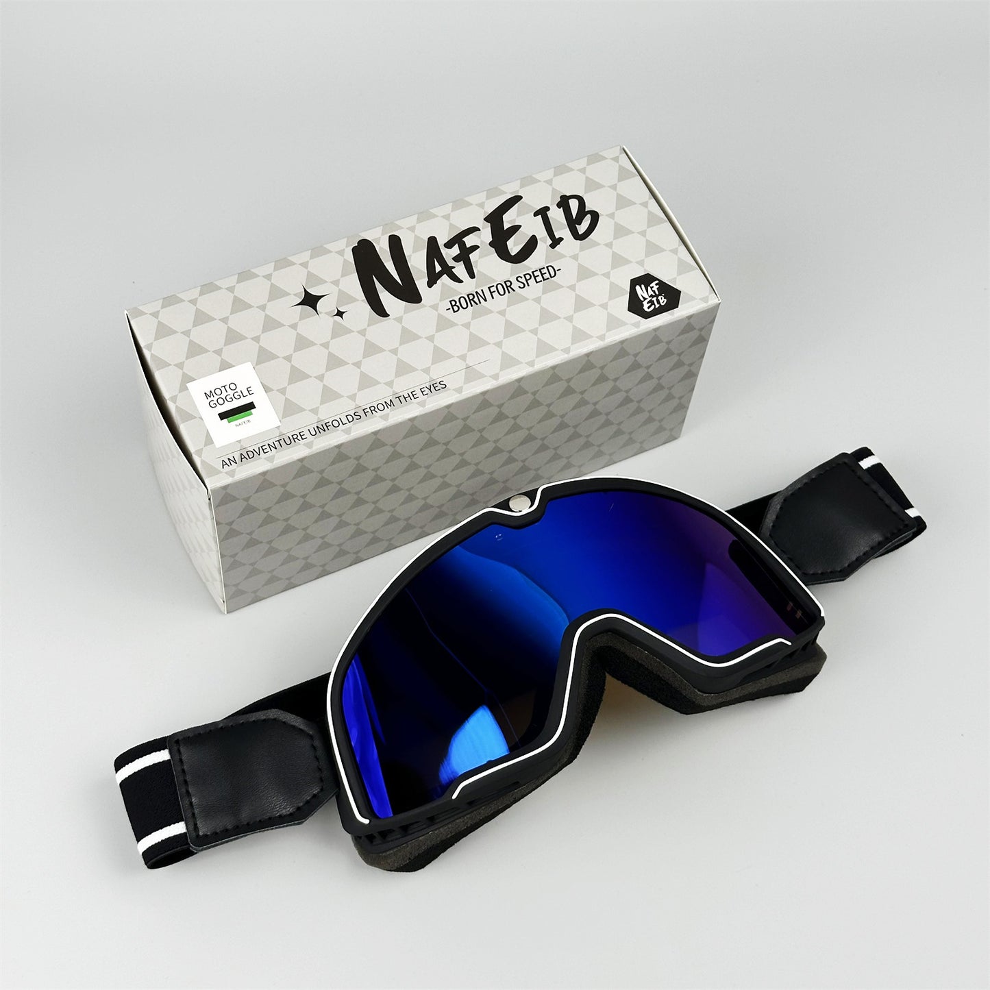 Retro DEUS Motorcycle Helmet Goggles | Windproof Sporty Goggles