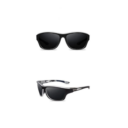 Black sunglasses shown from front and side views on a white background with 'C5' label.