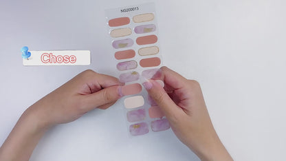Nail Sticker Wraps Color Nail Art Sticker Full Sticker