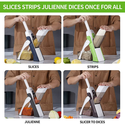 Adjustable manual vegetable cutter and mandoline slicer — supplier gallery image 2