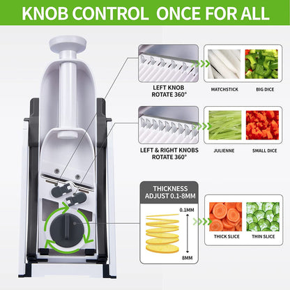Adjustable manual vegetable cutter and mandoline slicer — supplier gallery image 5